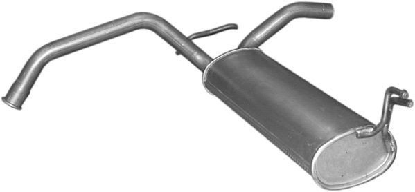 POLMO Silencieux arrière 04.233 04.233 Silencieux d'échappement CITROËN C8 POLMO