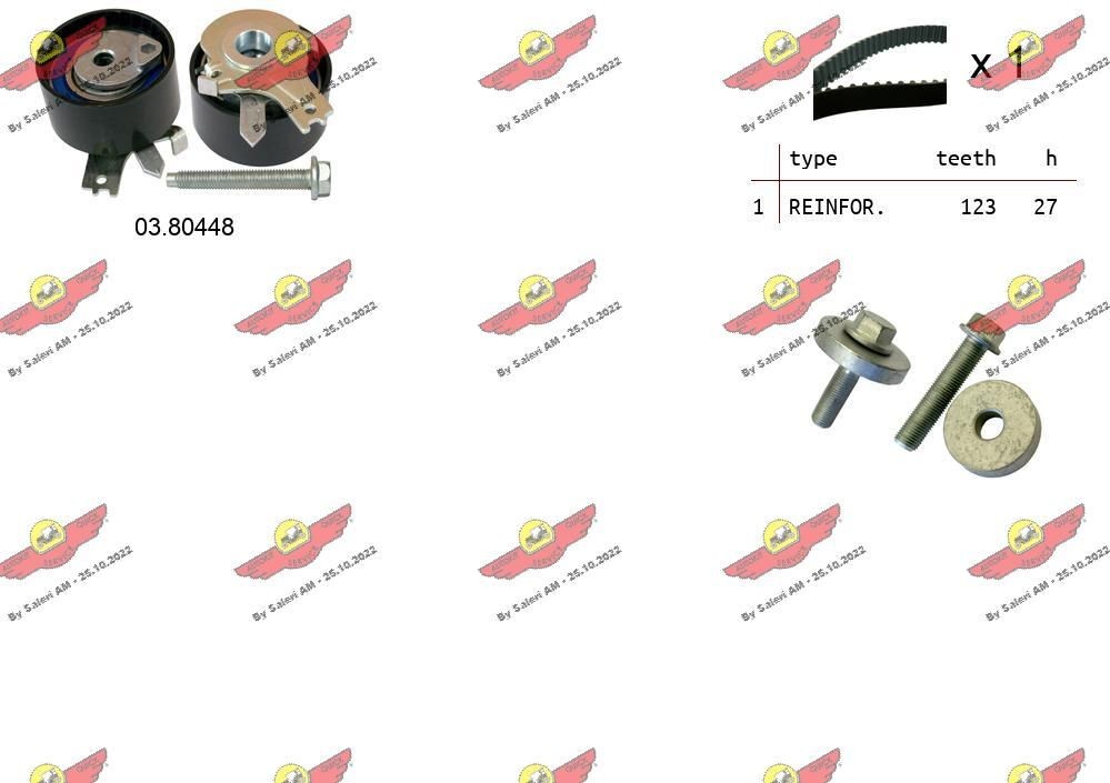 AUTOKIT Distributieriem set 04.5052 04.5052 AUTOKIT Set, distributie Nissan goedkoop
