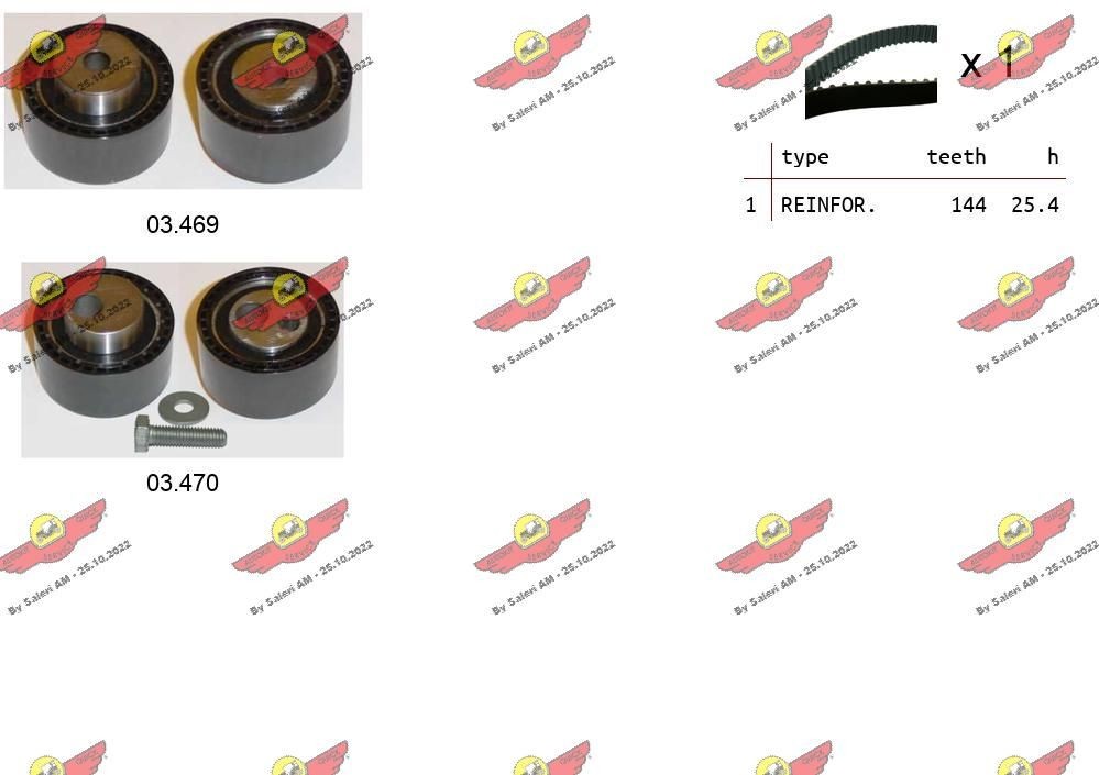 AUTOKIT Distributieriem set 04.5274 Suzuki WAGON R+ Tandriem AUTOKIT 04.5274