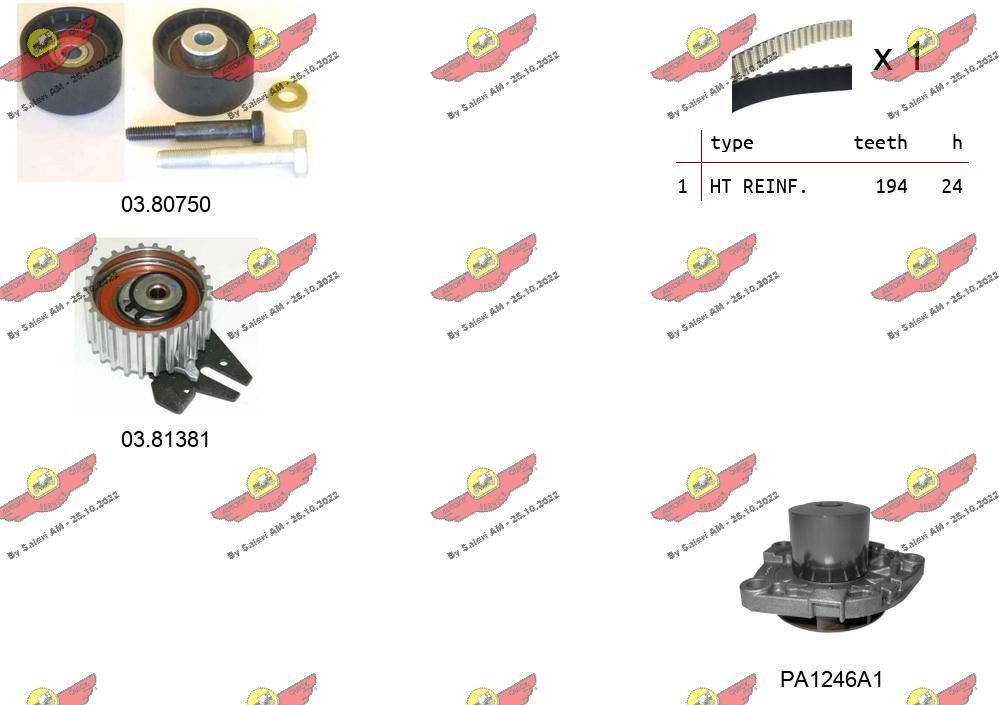 AUTOKIT Registerreimsett 04.5283PA 04.5283PA Reg reim AUTOKIT FIAT CROMA