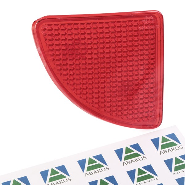 Reflector ABAKUS 042-38-875 ABAKUS 042-38-875: Refletores vermelhos a retaguarda Nissan QASHQAI 2013