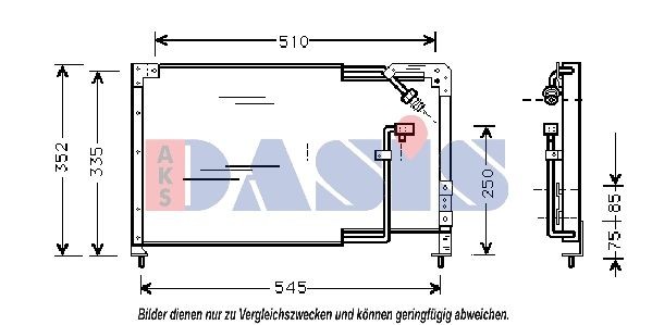 AKS DASIS Bride de liquide de refroidissement 045038N AKS DASIS Bride de liquide de refroidissement Volkswagen 045038N