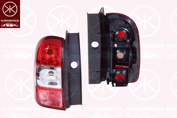 KLOKKERHOLM Tågebaglygte 05370781A1 05370781A1 KLOKKERHOLM Tågelygter bag MG billig