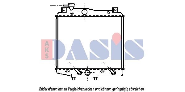 AKS DASIS Kylmedelsfläns 055006N CUPRA kylmedelsfläns AKS DASIS 055006N