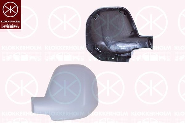 KLOKKERHOLM Behuizing, buitenspiegel 05521054 Peugeot 206 Afdekking, buitenspiegel KLOKKERHOLM 05521054