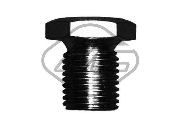 Βιδωτή τάπα, λεκάνη λαδιού Metalcaucho 05673 Metalcaucho 05673 Βίδα εκκένωσης κάρτερ FIAT IDEA 2004