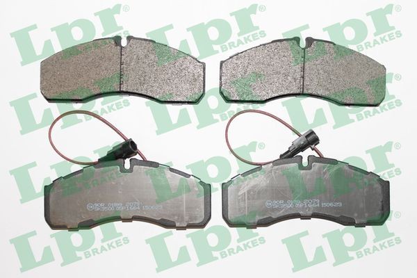 LPR Brake pad set 05P1664 05P1664 LPR brake pads for NISSAN PULSAR