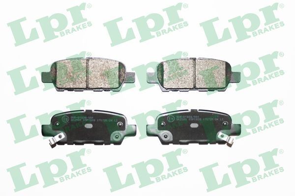 LPR Brzdové doštičky/platničky 05P1839 Športové brzdové doštičky LPR NP300 PICKUP 05P1839 lacné