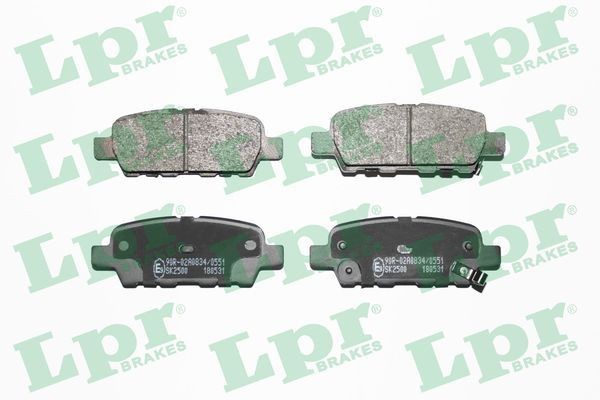 LPR Kit pastiglie freni 05P1862 05P1862 Pastiglie freno sportive LPR NISSAN JUKE costo