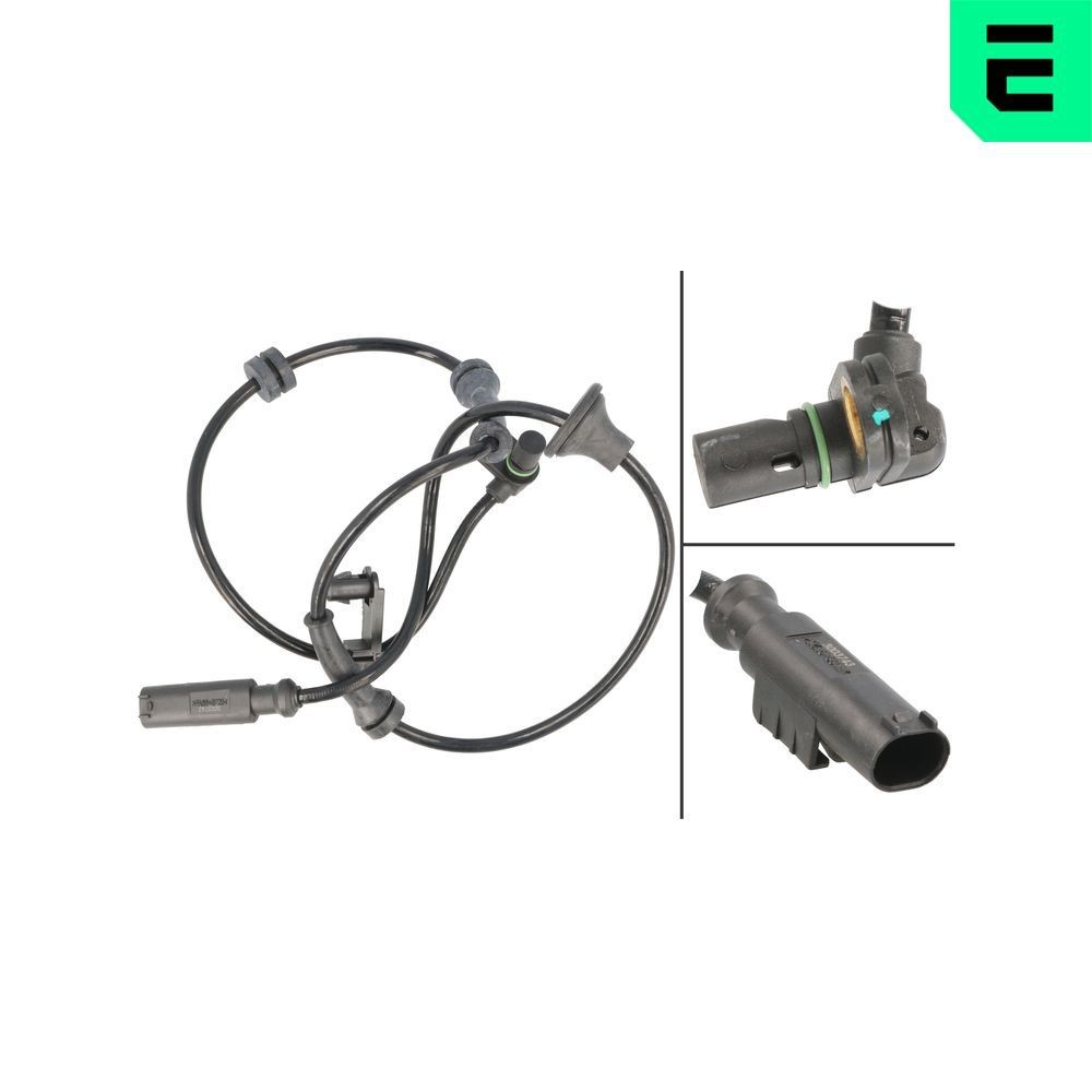 OPTIMAL Devējs, Riteņu griešanās ātrums 06-S400 06-S400 ABS devējs OPTIMAL PEUGEOT 1007