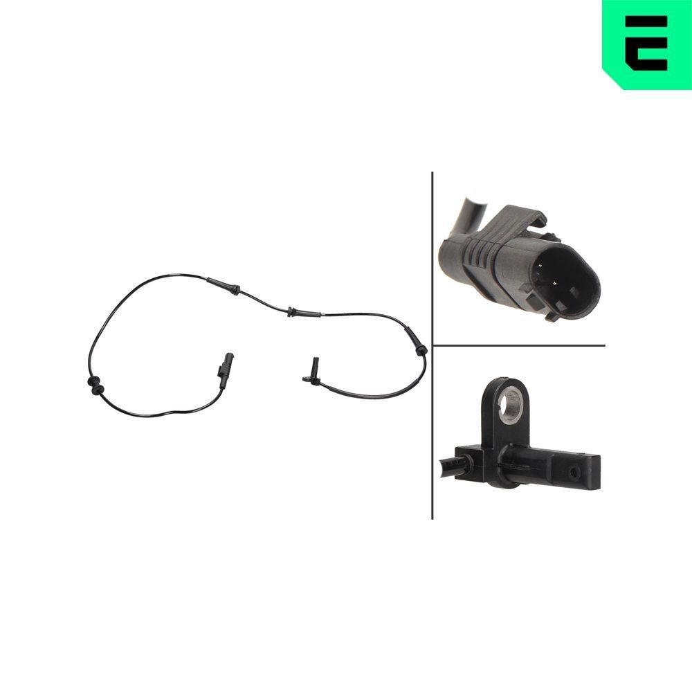 OPTIMAL ABS-givare 06-S688 06-S688 OPTIMAL hjulvarvtalssensor FORD FIESTA