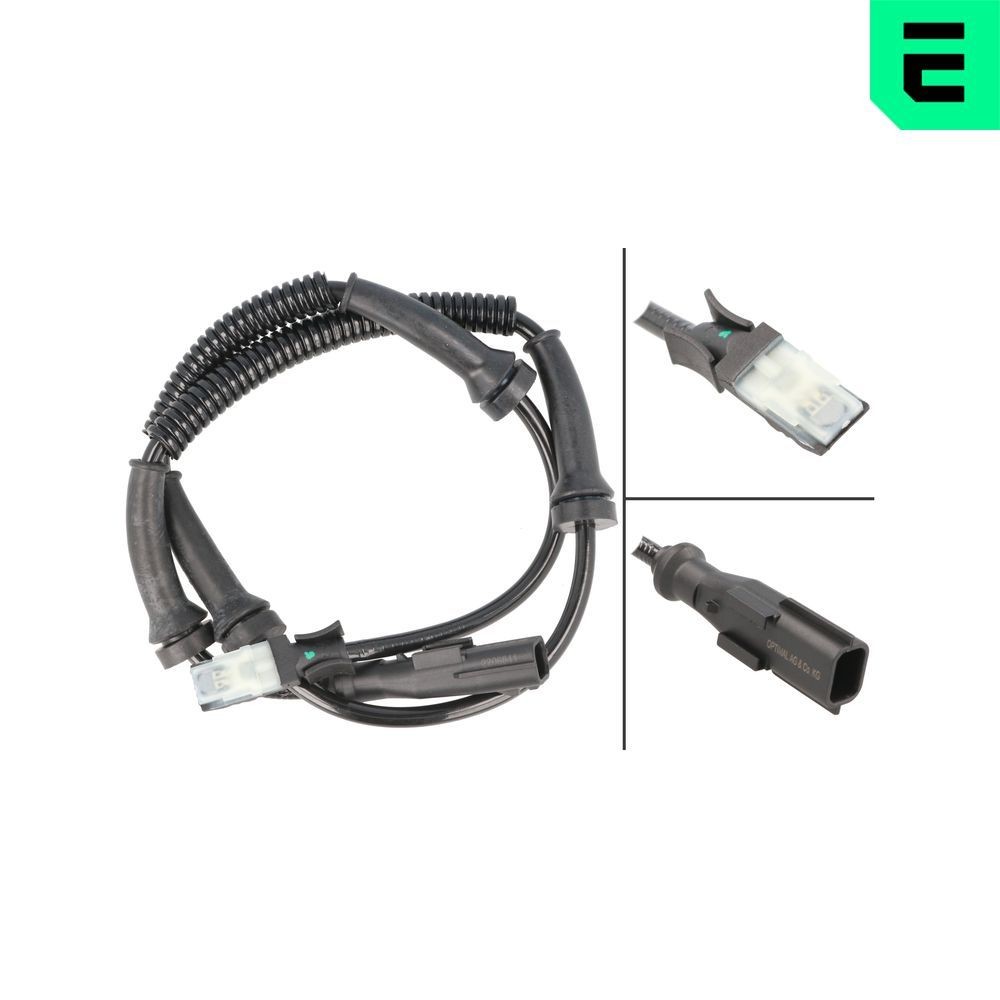 OPTIMAL Sensor, rotações da roda 06-S808 Sensor rotações da roda VAUXHALL OPTIMAL 06-S808