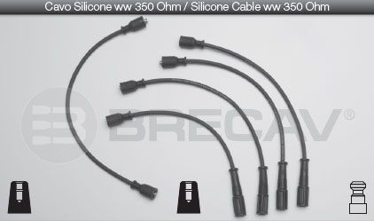 BRECAV Tændkabelsæt 06.575 06.575 BRECAV Tændrørskabel Fiat billig