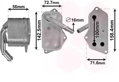 VAN WEZEL Oljekylare 06013701 Byta Oljekylare BMW E34 Touring kostnad VAN WEZEL 06013701