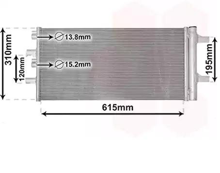 VAN WEZEL Klimakondensator 06015701 06015701 VAN WEZEL Klimakondensator Mini F55 Kosten