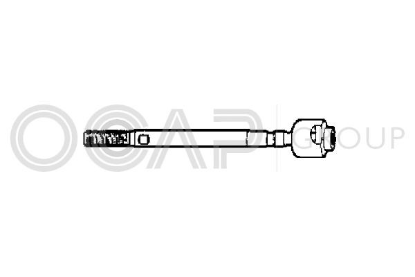 OCAP Styrestang, inderste 0602540 0602540 Sporestang SAAB 9-5 OCAP