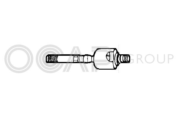 OCAP Raidetangon pää, suora 0603636 0603636 OCAP Raidetangon sisäpää TOYOTA LAND CRUISER