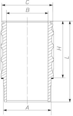 MAHLE Cylinder Sleeve 061 WN 17 01 MAHLE 061 WN 17 01 FORD USA Mustang Mk4 Convertible (C) cylinder sleeve replacement