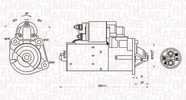 MAGNETI MARELLI Štartér 063720680010 Štartér MAGNETI MARELLI 740 063720680010 lacné