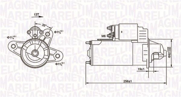 MAGNETI MARELLI Starter 063720977010 Starter MAGNETI MARELLI Ford ESCORT 063720977010