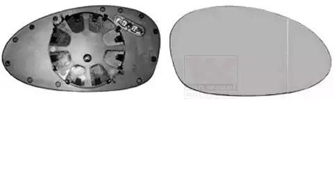 VAN WEZEL Backspegelglas 0657836 0657836 VAN WEZEL spegelglas yttre spegel BMW 6-serie