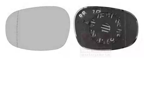 VAN WEZEL Sklo vonkajżieho zrkadla 0667835 Spätné zrkadlo VAN WEZEL BMW X4 0667835