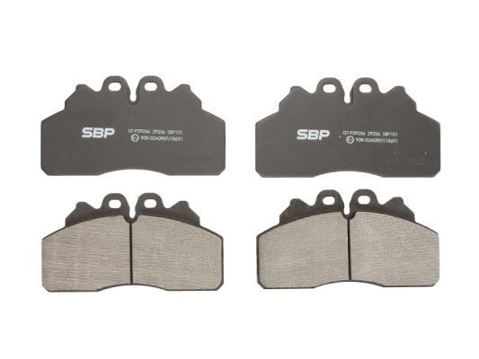 SBP Brzdové doštičky/platničky 07-P29256 Brzdová platnička SBP Trieda S 07-P29256 lacné