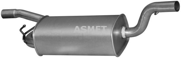 ASMET Silencieux intermédiaire 07.245 07.245 Échappement intermédiaire VOLVO V50 ASMET