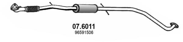 Middle silencer ASSO 07.6011 ASSO 07.6011 2007 CHEVROLET SPARK middle silencer replacement