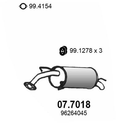 ASSO Einddemper 07.7018 ASSO 07.7018 Einddemper Daewoo Tacuma Rezzo KLAU aan een voordelige prijs