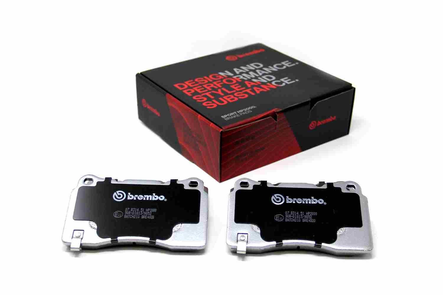 BREMBO 07.B314.51 Kit de plaquettes de freins de haute performance BREMBO 07.B314.51 Kit de plaquettes de freins de haute performance