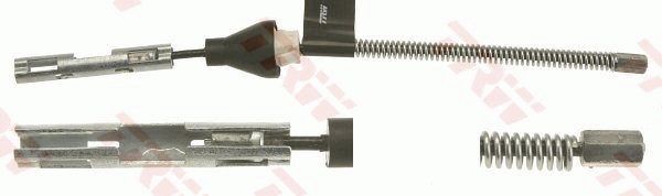 TRW Ντίζα, φρένο ακινητοποίησης GCH3028 TRW GCH3028 γνήσια Ντίζα χειροφρένου MITSUBISHI GRANDIS τιμες