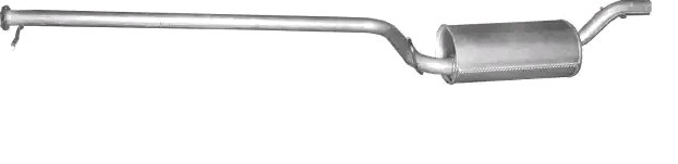 POLMO Μεσαίο σιλανσιέ 08.401 POLMO 08.401 Μεσαίο καζανάκι Focus Mk1 DNW Sedan γνήσια τιμες