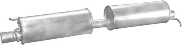 Panela de escape central POLMO 08.601 POLMO 08.601: Silenciador central Ford TRANSIT 2025