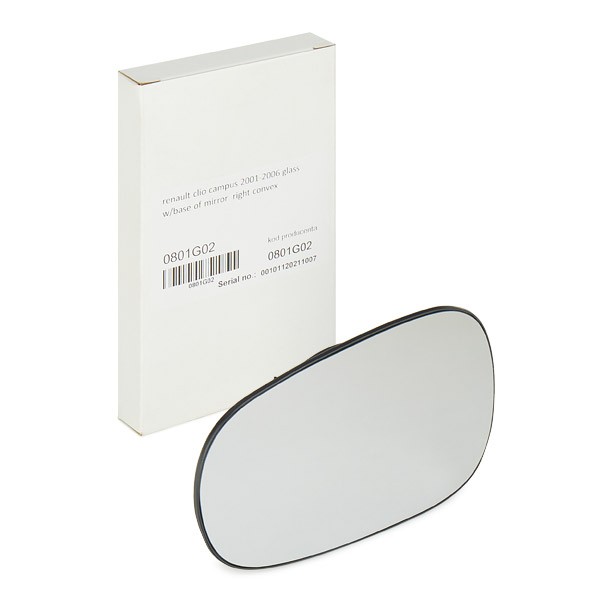 Miroir de rétroviseur ABAKUS 0801G02 ABAKUS 0801G02 Rétroviseur extérieur droit et gauche Renault MODUS 2018