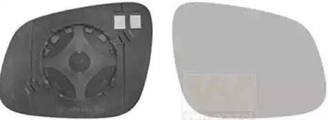 VAN WEZEL Sklo vonkajżieho zrkadla 0808836 VAN WEZEL 0808836 Spätné zrkadlo Skoda 110 originálne