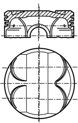 Stempel MAHLE 081 PI 00111 000 MAHLE 081 PI 00111 000 Motor stempel BMW 3-serie 2002