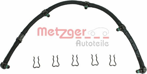 METZGER Slang, bränsleöverflöd 0840042 METZGER 0840042 fuel rail Toyota Auris Kombi pris