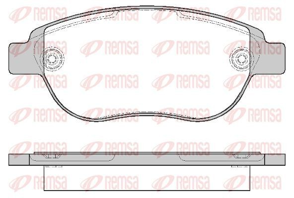 KAWE Brzdové doštičky/platničky 0841 00 Brzdová platnička KAWE BARCHETTA 0841 00 lacné