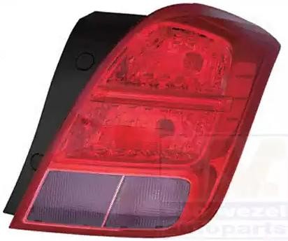VAN WEZEL Baglygte 0845932 VAN WEZEL 0845932 Camaro II Coupe Baglygte pris