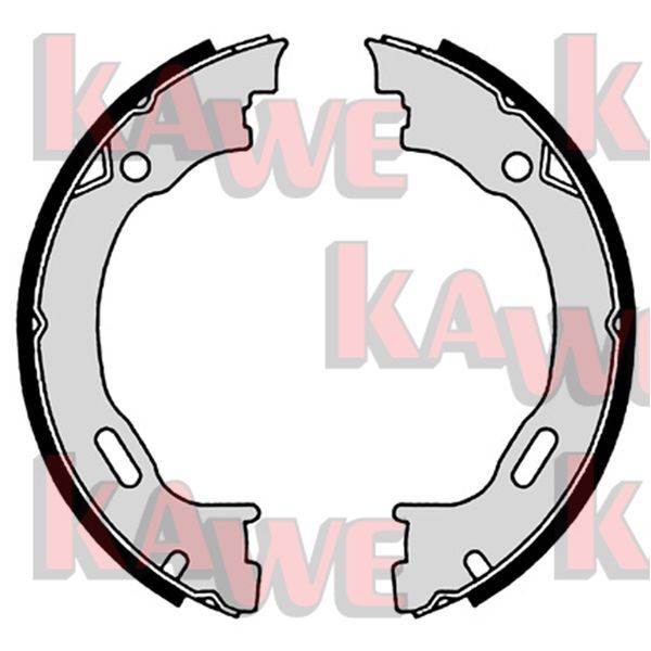 KAWE Handbromsbackar 08720 MERCEDES-BENZ handbromsbackar KAWE 08720