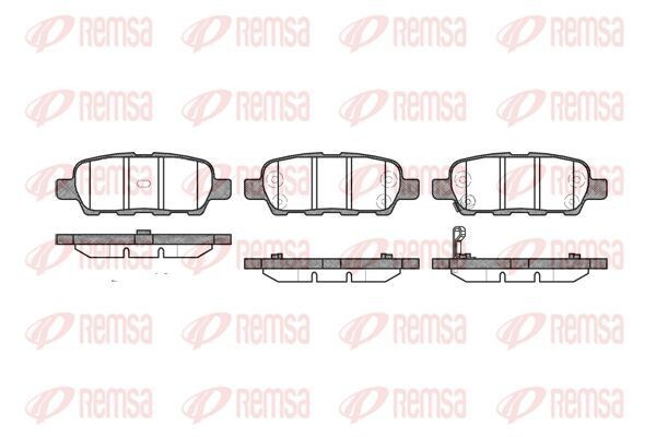 KAWE Τακάκια φρένων 0876 01 KAWE Τακάκια φρένων SUZUKI 0876 01