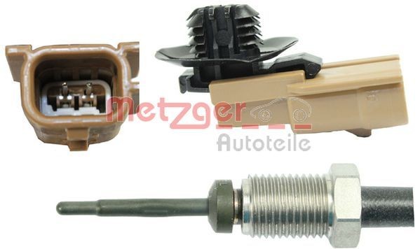 Devējs, Izplūdes gāzu temperatūra METZGER 0894388 METZGER ORIGINAL ERSATZTEIL 0894388 Izplūdes temperatūras sensors Renault CLIO 2010