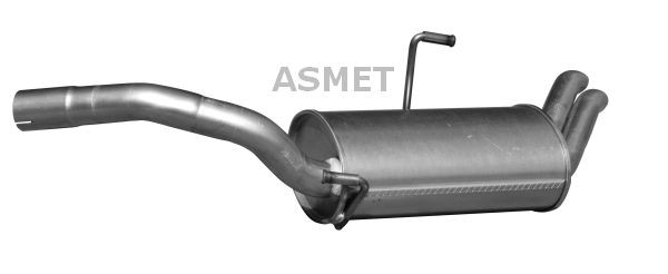 ASMET Bakre ljuddämpare 09.101 09.101 Bakre ljuddämpare ASMET FIAT LINEA
