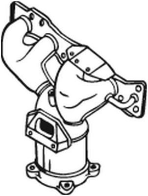 BOSAL Catalisador 090-835 Conversor catalítico SUZUKI BOSAL 090-835