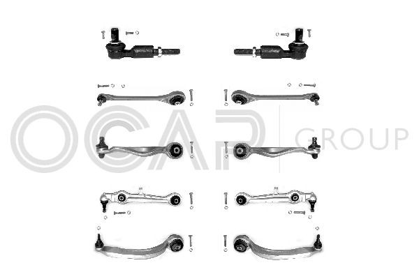 OCAP Reparatursatz, Radaufhängung 0904188-K 0904188-K Reparatursatz, Querlenker AUDI A8 OCAP kaufen