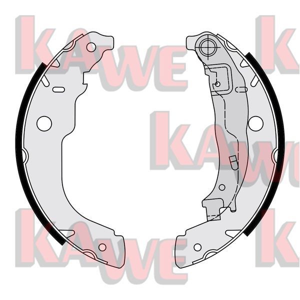 KAWE Kit ganasce freni 09220 09220 Ganasce freno PEUGEOT 206 KAWE costo