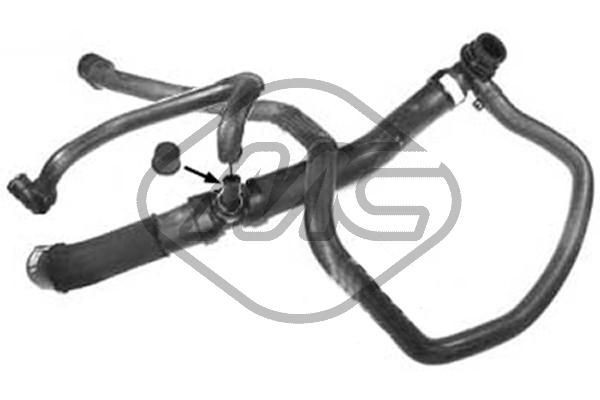 Radiatorslange Metalcaucho 09224 Metalcaucho 09224 Radiatorslange CITROËN C6 2010