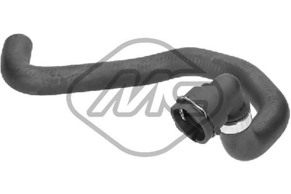 Metalcaucho Šļūtene, Apsildes sistēmas siltummainis 09316 09316 Šļūtene, apsildes sistēmas siltummainis AUDI Q3 Metalcaucho