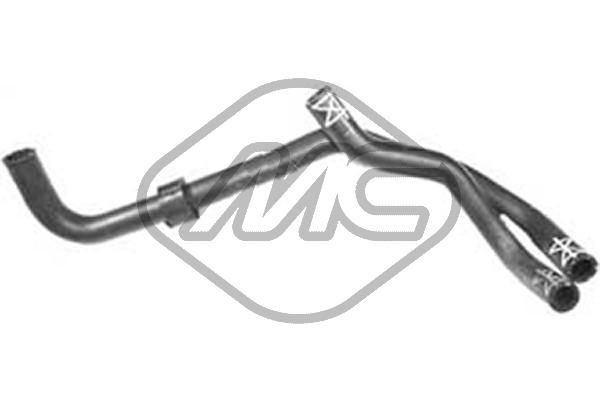Metalcaucho Slange, varmeveksler-radiator 09322 Slange, varmeutveksler-oppvarming Metalcaucho Audi Q3 09322